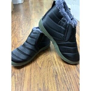 Thy Comfort Warm Thermal Snow Boots Size 7.5 Womens Black
